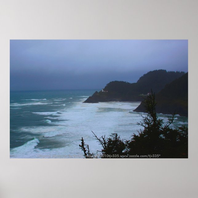 Cape Mist Print Poster (Vorne)
