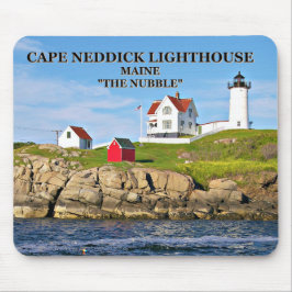 Cape Neddick Light the Nubble, Maine mousepad