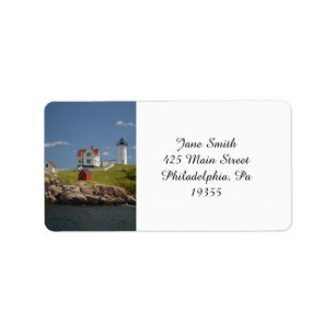 Cape Neddick Lighthouse Adressaufkleber