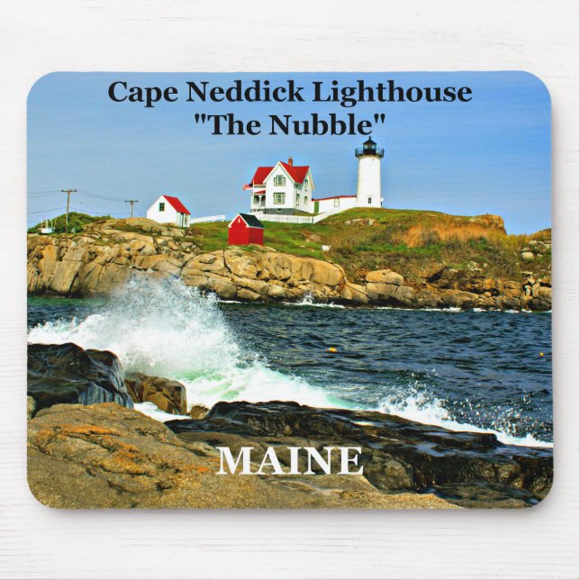 Cape Neddick Lighthouse, Maine mousepad (Vorne)