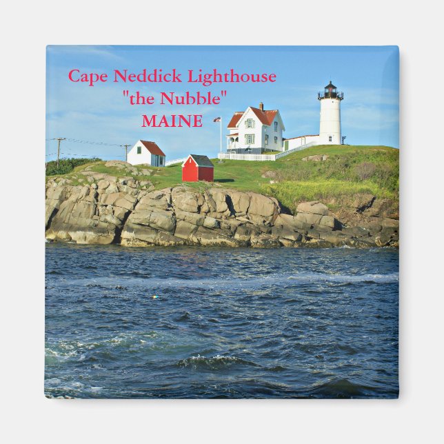 Cape Neddick Lighthouse - The Nubble, Maine Magnet (Vorne)