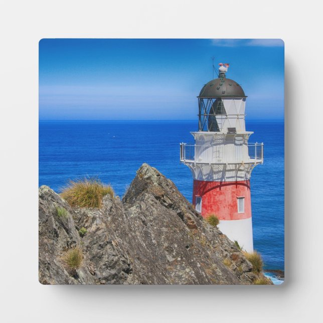 Cape Palliser Neuseeland Leuchtturm Fotoplatte (Vorderseite)