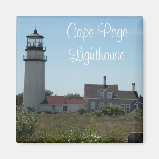Cape Poge Light House Souvenir Magnet (Vorne)