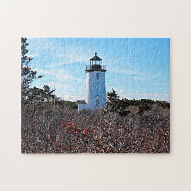 Cape Poge Lighthouse, Massachusetts Chappaquiddick Puzzle (Horizontal)