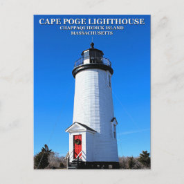 Cape Poge Lighthouse, Massachusetts Postkarte