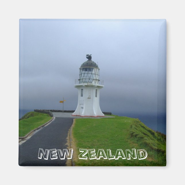 Cape Reinga Lighthouse, NZ (Kühlschrankmagnet) Magnet (Vorne)