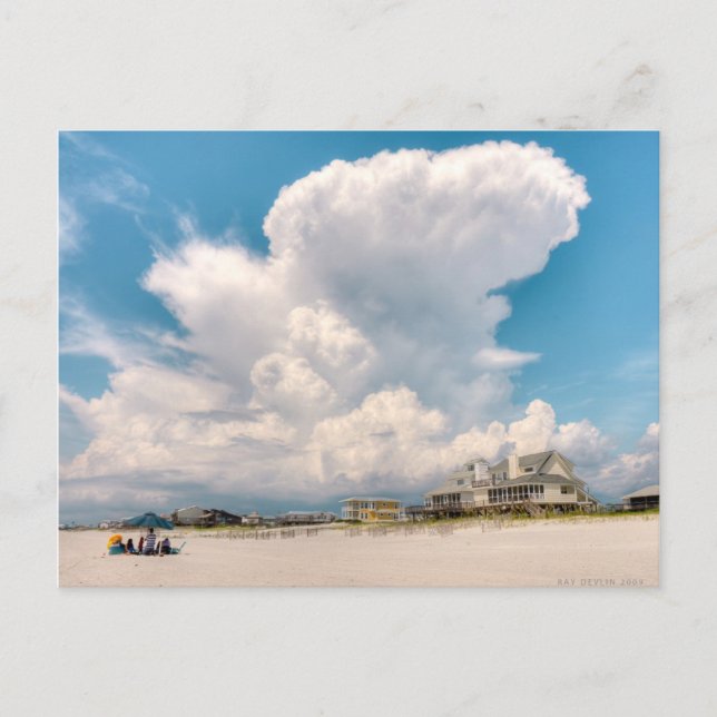 Cape San Blas Cloudscape Postkarte (Vorderseite)