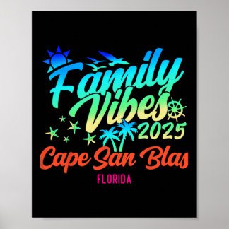 Cape San Blas Florida Familien-Vibes 2025 Urlaub S Poster