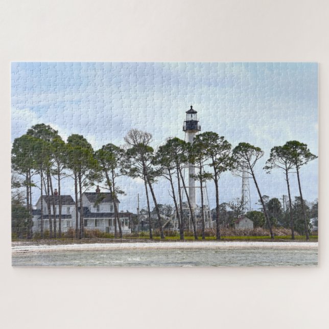Cape San Blas Lighthouse, Port St. Joe, Florida Puzzle (Horizontal)