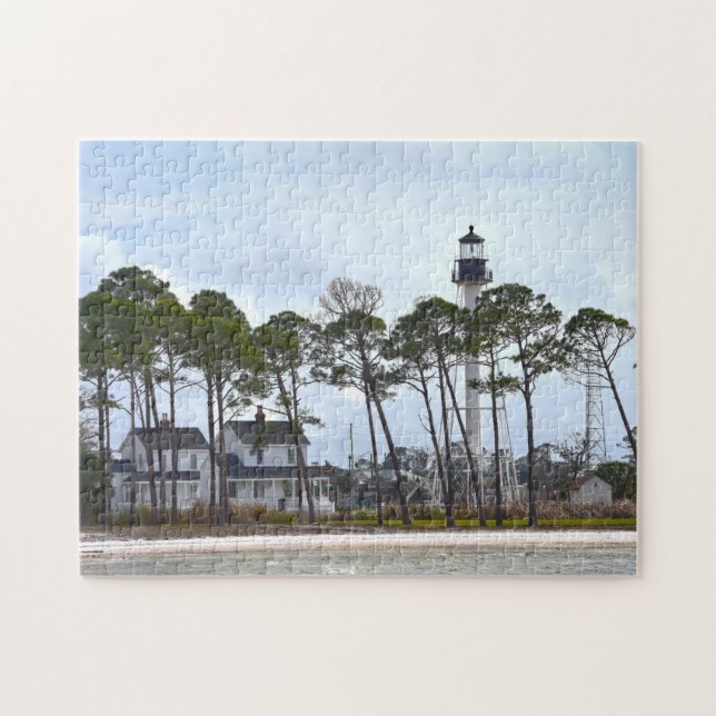 Cape San Blas Lighthouse, Port St. Joe, Florida Puzzle (Horizontal)