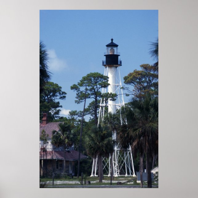 Cape San Blas Lighthouse Poster (Vorne)