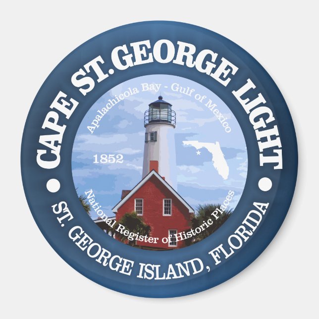Cape St George Light Magnet (Vorne)