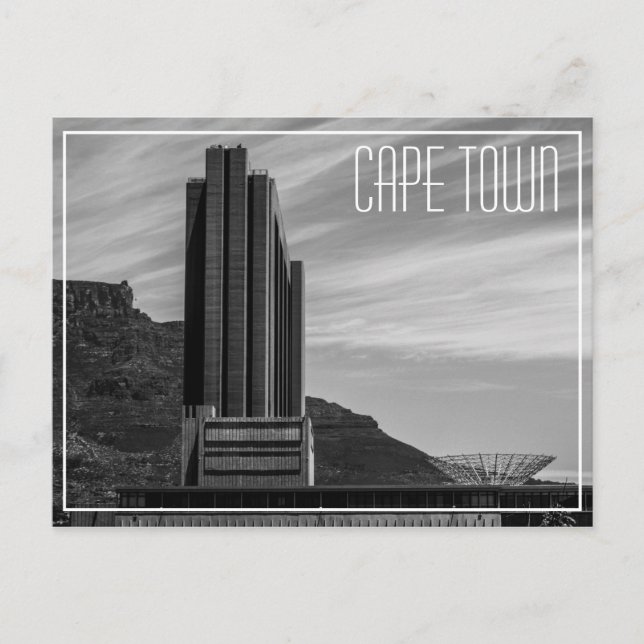 Cape Town Cityscape Table Mountain Südafrika Postkarte (Vorderseite)