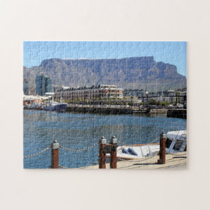 Cape Town-Hafen und Tabellen-Berg Puzzle