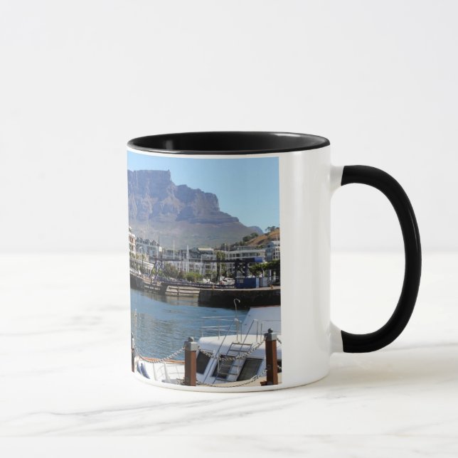 Cape Town-Hafen und Tabellen-Berg Tasse (Rechts)