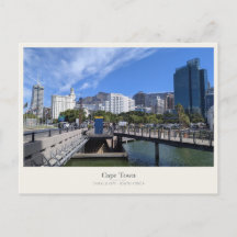 Cape Town Kanal und Stadt-Skyline