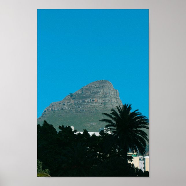 Cape Town Lion's Head Mountain ZA Südafrika Poster (Vorne)