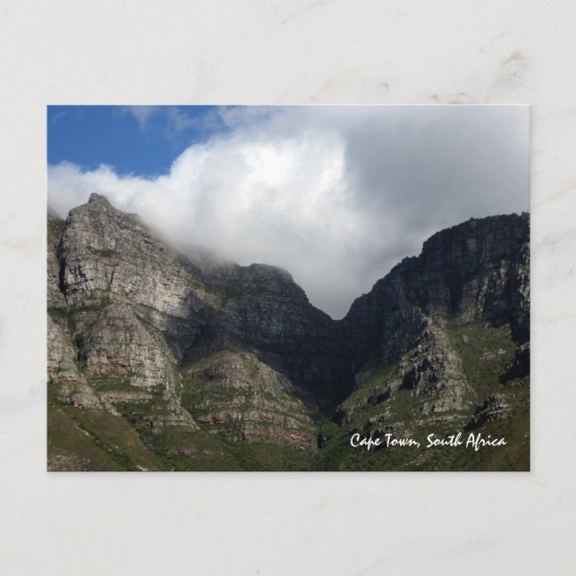 Cape Town Mountains Postkarte (Vorderseite)