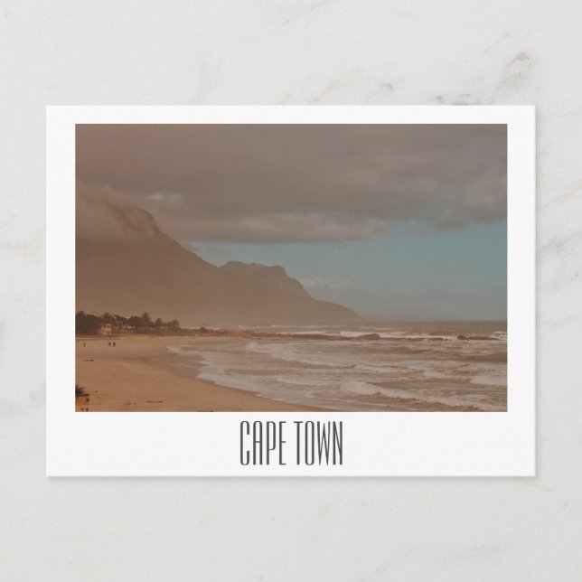 Cape Town Ocean Waves Beach Camps Bay Postkarte (Vorderseite)