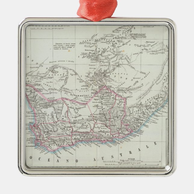 Cape Town, Südafrika 2 Ornament Aus Metall (Vorne)