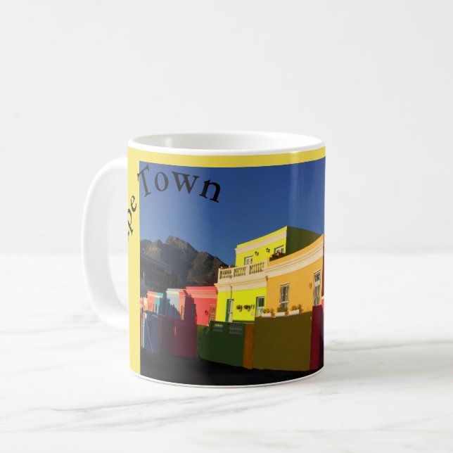 Cape Town Südafrika Kaffeetasse (Vorderseite Links)