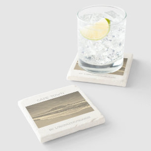 Cape Town Table Mountain Beach Steinuntersetzer