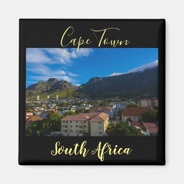 Cape Town Table Mountain City Magnet (Vorne)