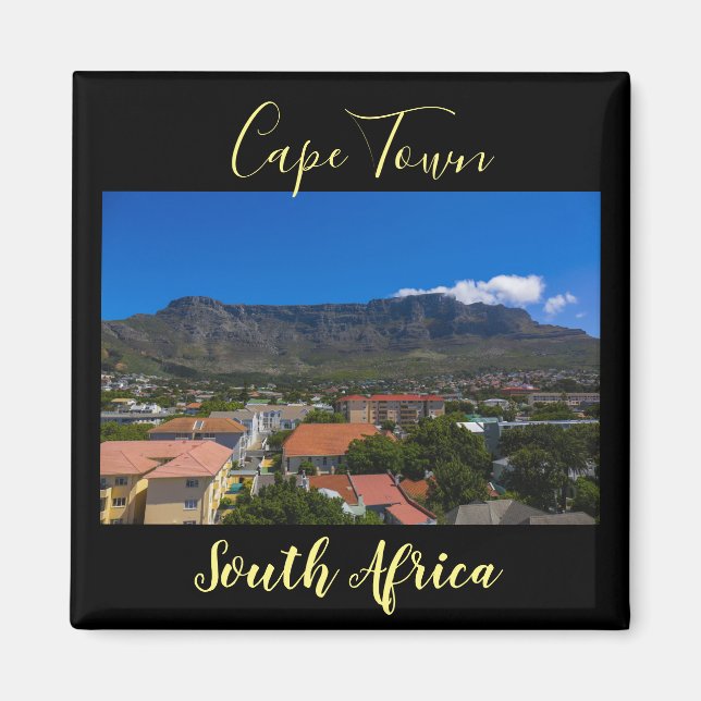 Cape Town Table Mountain City Magnet (Vorne)