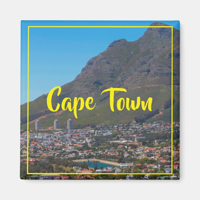 Cape Town Table Mountain City Magnet (Vorne)