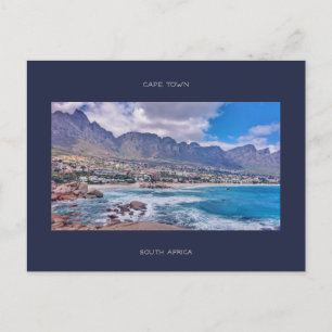 Cape Town Table Mountain Ocean View Postkarte
