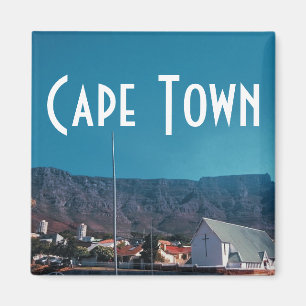 Cape Town Table Mountain Stadtbild Magnet