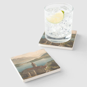 Capello St. Angelo, See Como, Lombardei, Italien Steinuntersetzer