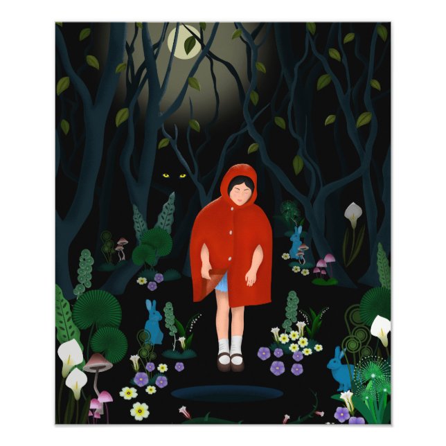Caperucita roja fotodruck (Vorne)