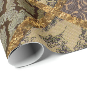 Capetian Elegant Quilt 15 Altes Vintages Französi Geschenkpapier