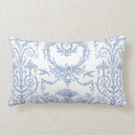 Capetian Toile Blaubeere Lendenkissen