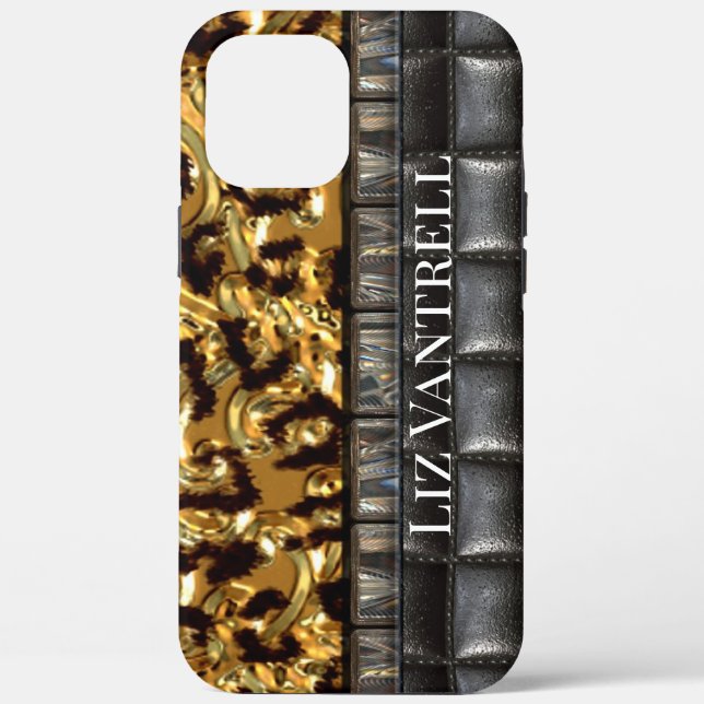 Capetown Hübsch Animal Monogram VII Case-Mate iPh iPhone Hülle (Rückseite)