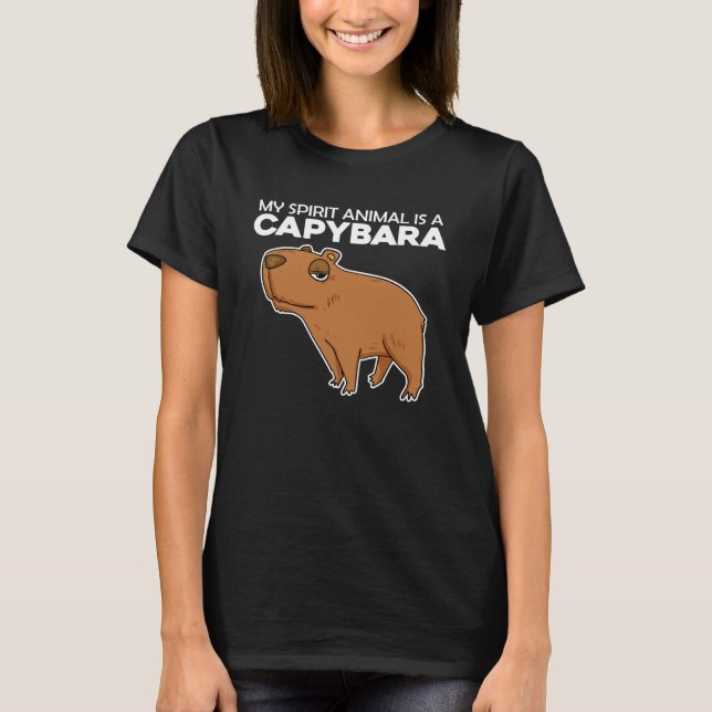 Capibara-Sprichwort 1 T-Shirt (Vorderseite)