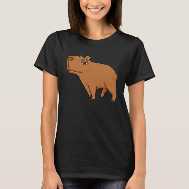 Capibara Water Pig T-Shirt (Vorderseite)