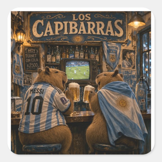 Capibarra Stickers bar brindis ilusión (Vorderseite)