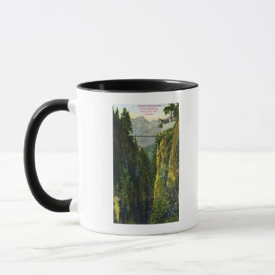 Capilano Schlucht-Ansicht des Kronen-Berges Tasse