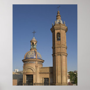 Capilla del Carmen, Sevilla, Spanien Poster