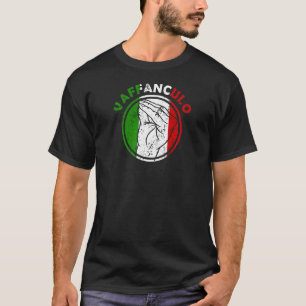 Capisci Vaffanculo Italienische Flaggenhandgestein T-Shirt