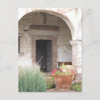 Capistrano Mission Doorway Postkarte