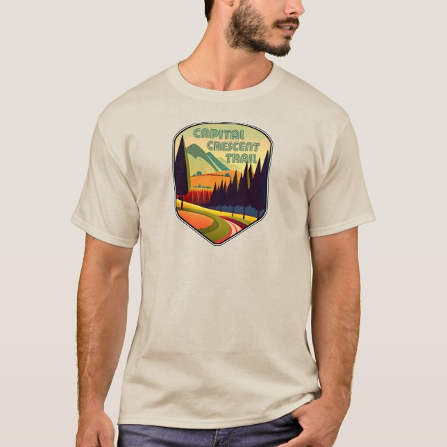 Capital Crescent Trail Farben T-Shirt (Vorderseite)