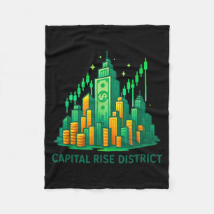 Capital Rise District Marktvision Fleecedecke