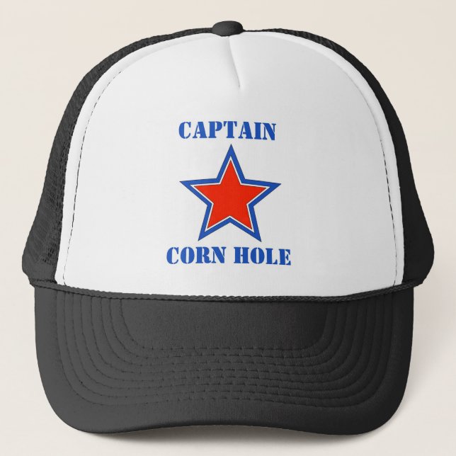 Capitan Corn Hole Truckerkappe (Vorderseite)