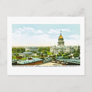 Capitol Centennial Building, Springfield, Illinois Postkarte