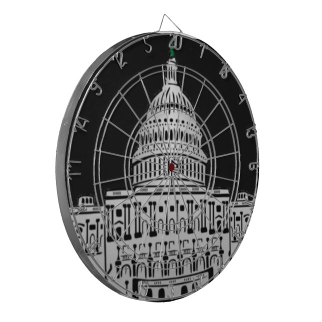 Capitol-Hill-Dartscheibe Dartscheibe (Vorderseite Links)