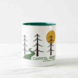 Capitol Reef National Park Trail Zweifarbige Tasse