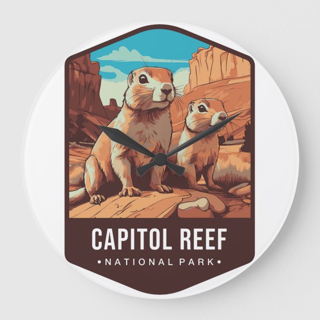 Capitol Reef National Park Uhr 2025 (Vorderseite)